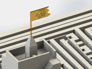 pyramid labyrinth 3D Print Model