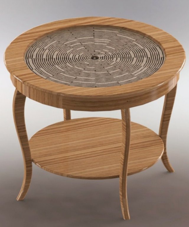table with a labyrinth 3D Model .c4d .max .obj .3ds .fbx .stl .blend 
