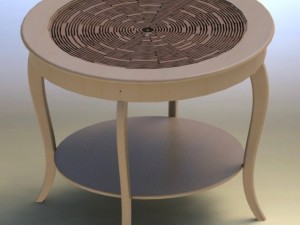 table with a labyrinth 3D Model