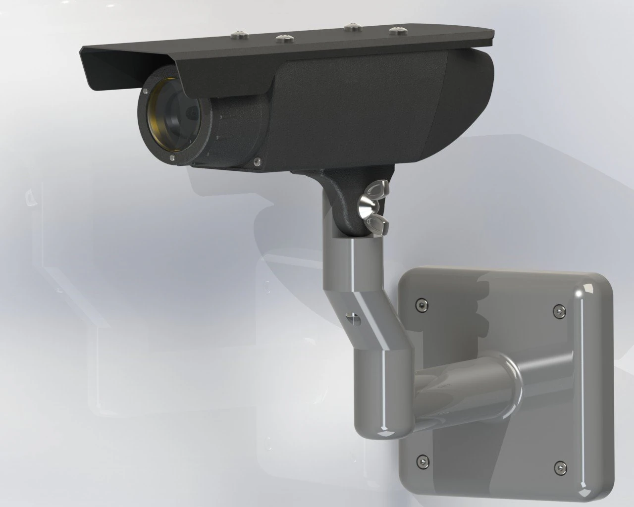 camara de seguridad Modelo 3D .c4d .max .obj .3ds .fbx .stl .blend 