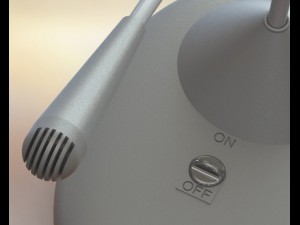 desktop microphone 3D Model