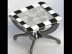 table with a labyrinth 2 3D Model
