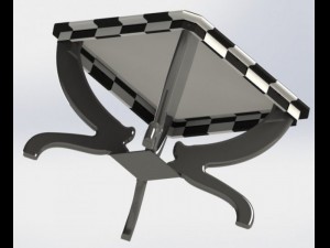 table with a labyrinth 2 3D Model