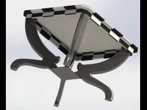 table with a labyrinth 2 3D Model