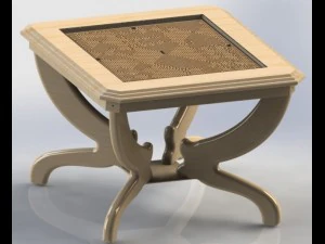 table with a labyrinth 2 3D Model