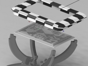 table with a labyrinth 2 3D Model