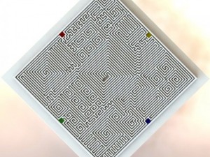 table with a labyrinth 2 3D Model