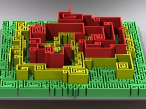 multilevel maze 3D Print Model