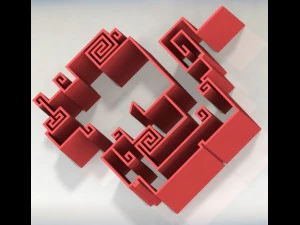 multilevel maze 3D Print Model