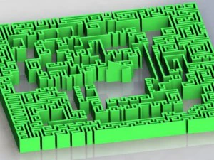 multilevel maze 3D Print Model