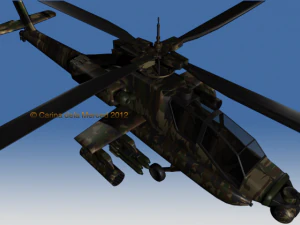 apache ah64 3D Model
