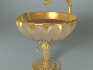 tazza con serpente Modello 3D