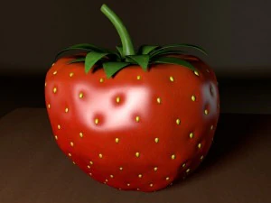 fragola Modello 3D