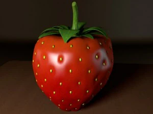 fragola Modello 3D