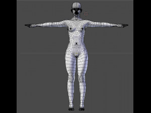 New girl Modello 3D