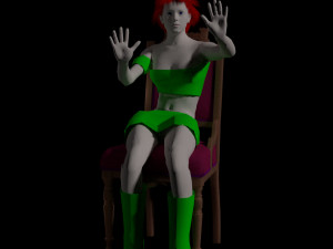 New girl Modello 3D