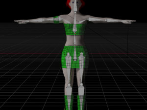 New girl Modello 3D