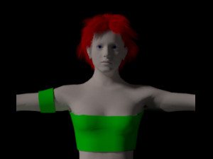 New girl Modello 3D
