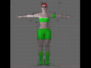 New girl Modello 3D
