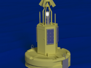 Weather observation buoy Modèle 3D