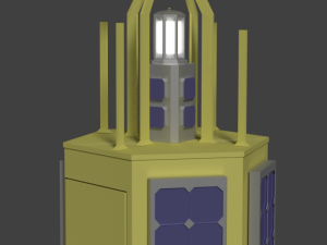 Weather observation buoy Modèle 3D