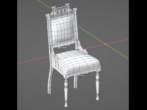 Antique chair Modelo 3D