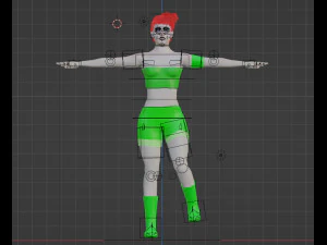 New Girl Plus 3D Model
