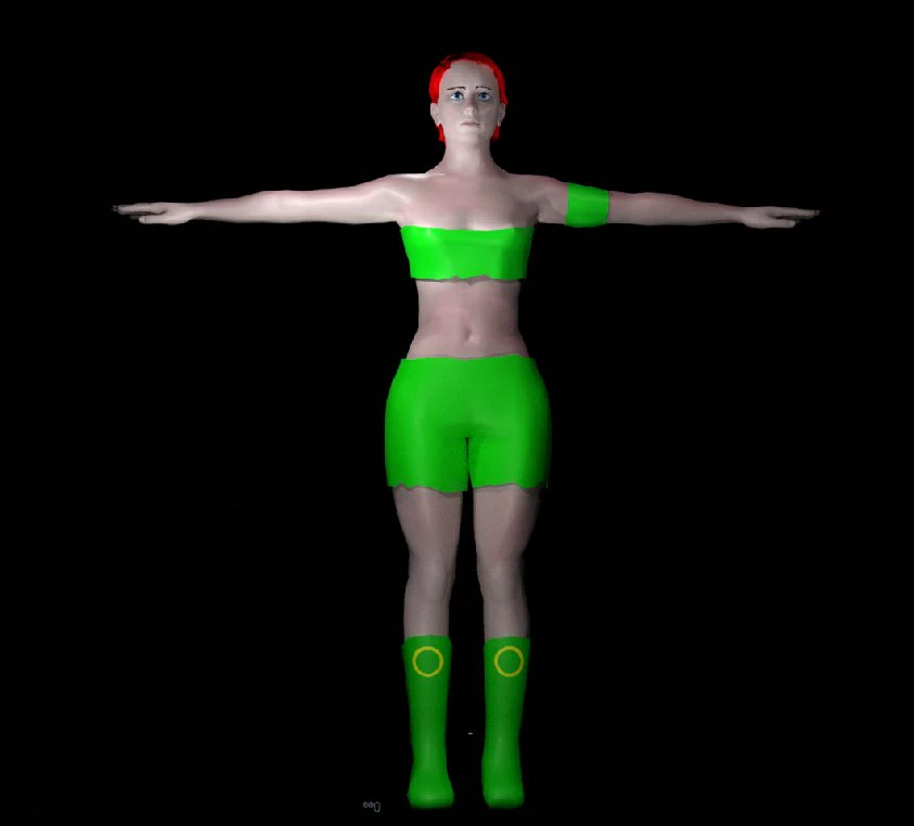 New Girl Plus 3D Model .c4d .max .obj .3ds .fbx .stl .blend 