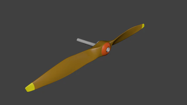 propeller 3D Model .c4d .max .obj .3ds .fbx .stl .blend 