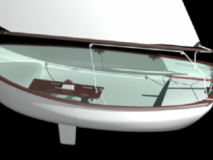 Pepita dinghy 3D-Modell