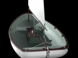 Pepita dinghy 3D Model