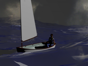 Pepita dinghy 3D Model