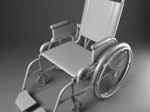 wheelchair Modello 3D