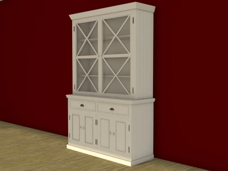 meuble buffet 3D Model .c4d .max .obj .3ds .fbx .stl .blend 
