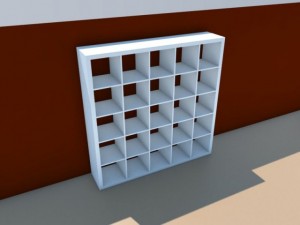 ikea expedit 3D Model