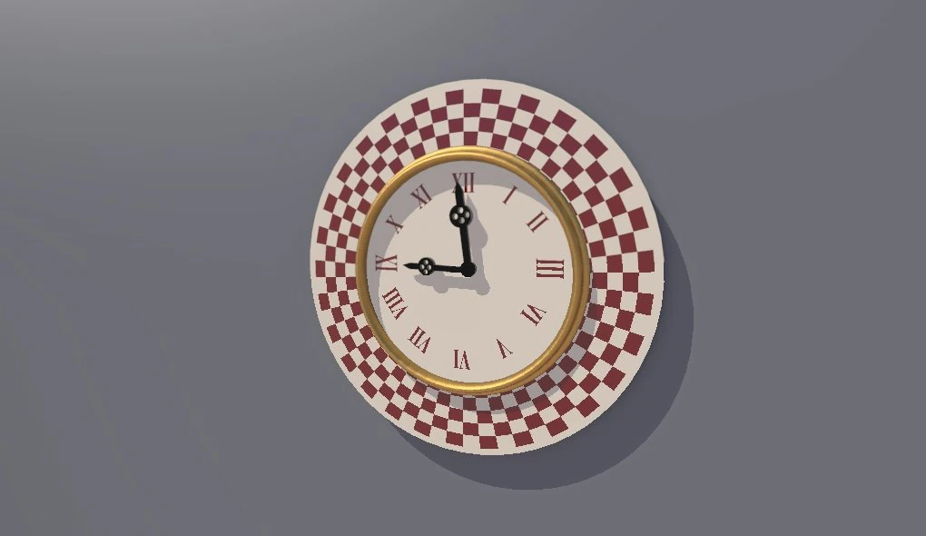 pendule 3D Model .c4d .max .obj .3ds .fbx .stl .blend 