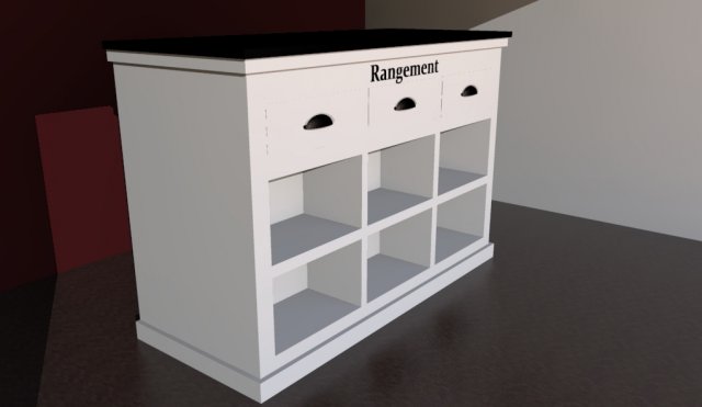 mobilier 3D Model .c4d .max .obj .3ds .fbx .stl .blend 