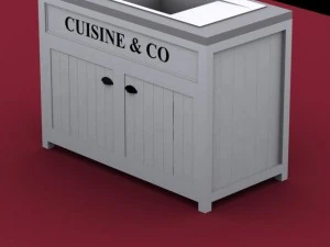 meuble evier 3D Model