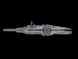 faucon millenium star wars 3D Model