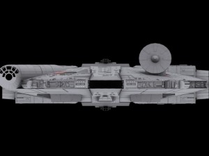 faucon millenium star wars 3D Модель