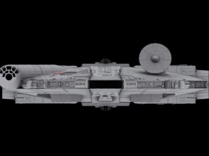 faucon millenium star wars 3D Model