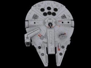 faucon millenium star wars 3D Model