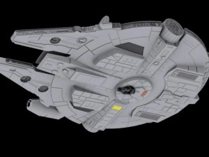 faucon millenium star wars 3D Model
