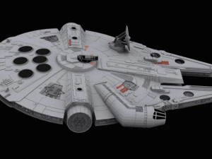 faucon millenium star wars 3D Model