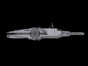 faucon millenium star wars 3D Model