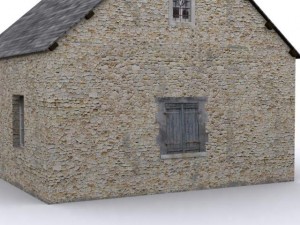 maison de campagne Model 3D