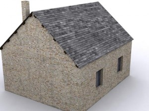 maison de campagne Model 3D