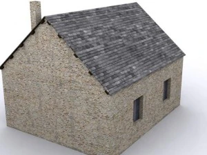 maison de campagne 3D Model