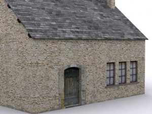 maison de campagne Model 3D