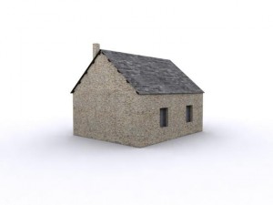 maison de campagne Model 3D